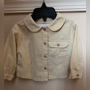 Zara Infant Girl Cotton Shirt NWOT size 3-6 months